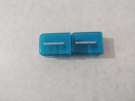 تراش کرونا مدل مخزن دار کد 100 بسته 2 عددی