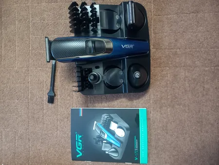 ست ماشین اصلاح موی صورت و بدن وی جی ار مدل V-172