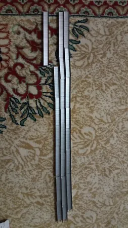 سوزن منگنه تینا فلز سایز 530/10 بسته 3000 عددی