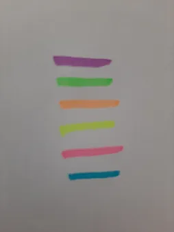 ماژیک علامت گذار 6 رنگ پنتر مدل CH511WP6