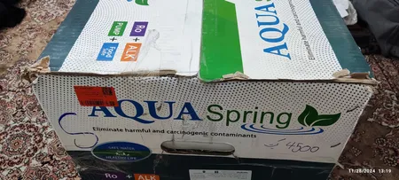 دستگاه تصفیه کننده آب آکوآ اسپرینگ مدل UF-SF4500 به همراه فیلتر سه عددی و کیت نشتی گیر