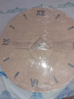 اسلایس چوبی مدل ساعت اعداد کد 034