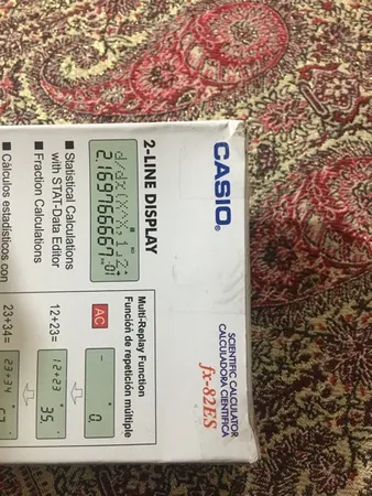 ماشین حساب کاسیو مدل FX-82-ES