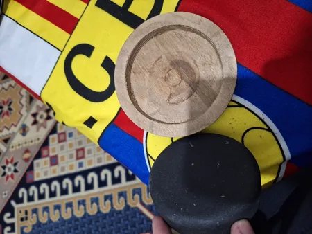 زیرسیگاری رایکا مدل فلزی چوبی کد 506