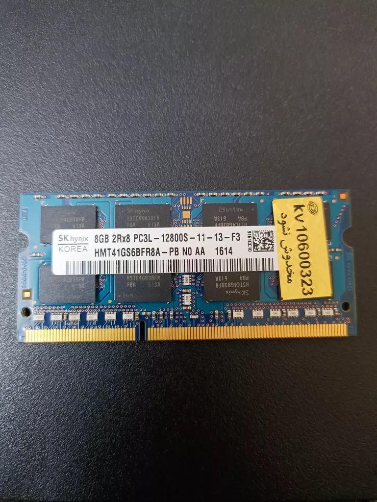 رم لپ تاپ اس کی هاینیکس مدل 1600 DDR3L PC3L 12800S MHz ظرفیت 8 گیگابایت
