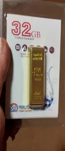 تجریه خرید فلش مموری مدل Ultita-Bn طرح شمش طلا ظرفیت 32 گیگابایت