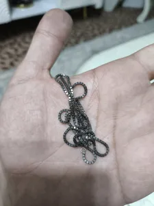 تجریه خرید زنجیر نقره مردانه مدل ونیزی کد V008