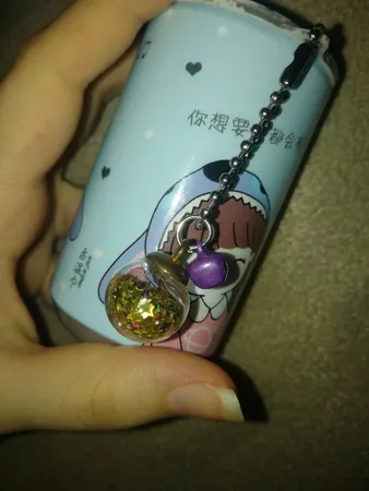 آویز گردنبند دخترانه مدل گوی شیشه ای پر ستاره کد AG 574