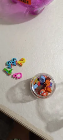 پاک کن طرح حیوانات مدل شیشه شیر کد 12 مجموعه 20 عددی