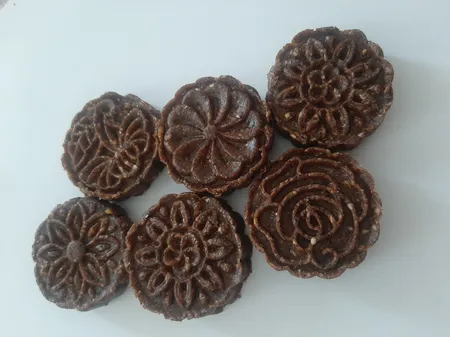 قالب شیرینی به گز مدل فشاری کلمپه مجموعه 7 عددی