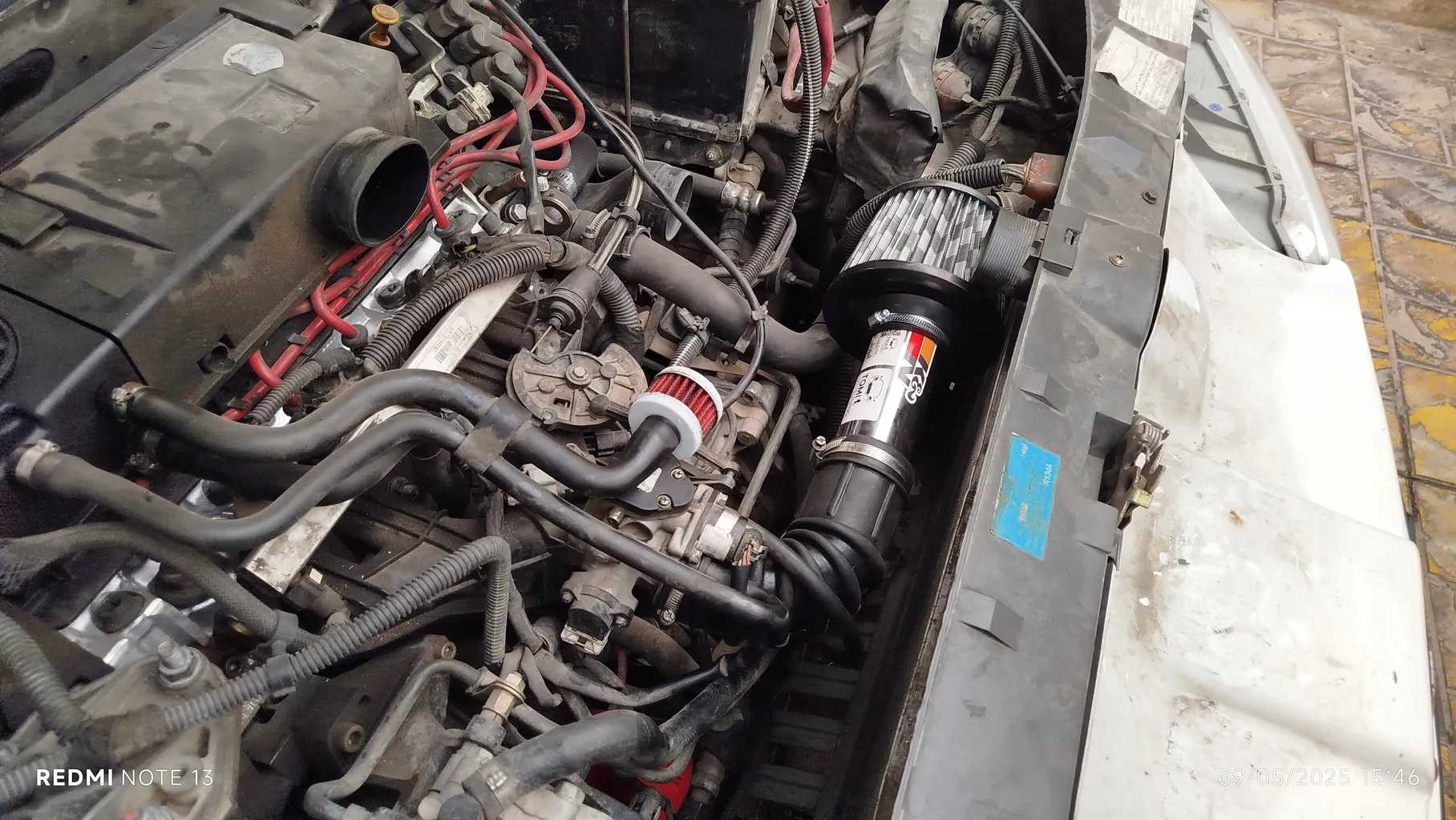 کیت مکش هوا خودرو کی اند ان مدل xu7 کوتاه