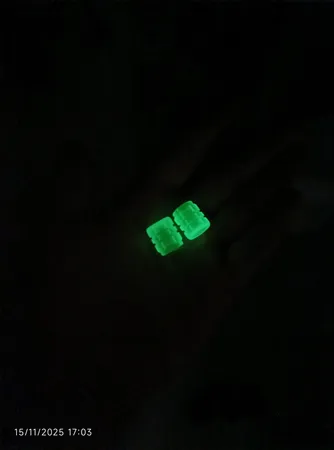 سر والف لاستیک دوچرخه مدل شب نما کد 007 بسته 2 عددی