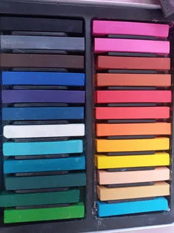 پاستل گچی 24 رنگ مونگیو مدل MP-24