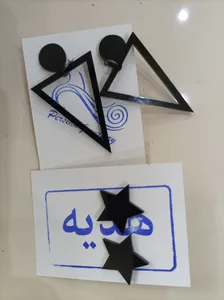 تجریه خرید گوشواره دخترانه مدل مثلث کد E.MS.TS