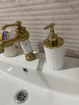 پمپ مایع دستشویی مدل رویال طلا کد N15T