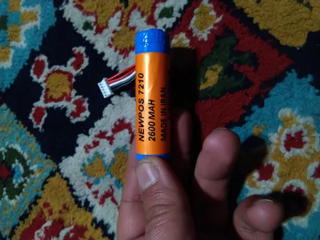 باتری مدل 7210 ظرفیت 2600 میلی آمپر ساعت مناسب برای دستگاه کارتخوان نیوپوز 7210