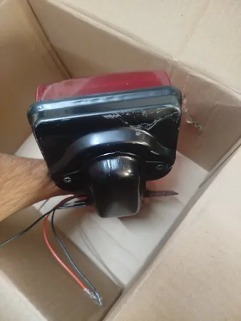 چراغ خطر موتورسیکلت مدل فلزی