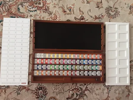 آبرنگ 64 رنگ افرا کد WB64