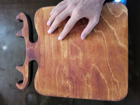 سینی چوبی مدل گوزن کد 001