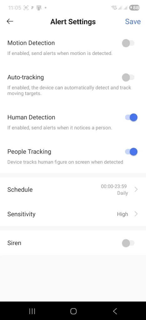 دوربین مداربسته بی سیم تحت شبکه اسفیورد مدل Y335