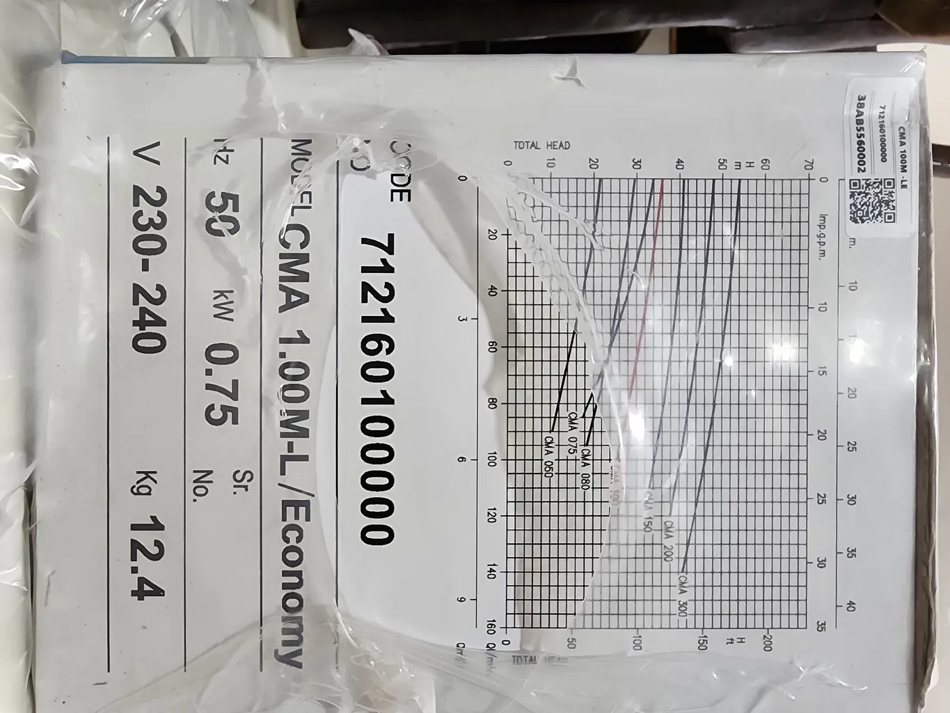 پمپ آب ابارا مدل CMA 100 ECO