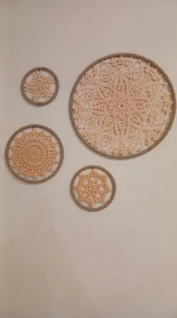 دیوارکوب بافتنی مدل دریم کچر کد R01 مجموعه 4 عددی