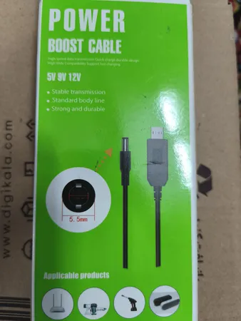 کابل تبدیل USB به DC مدل 12V طول 1 متر
