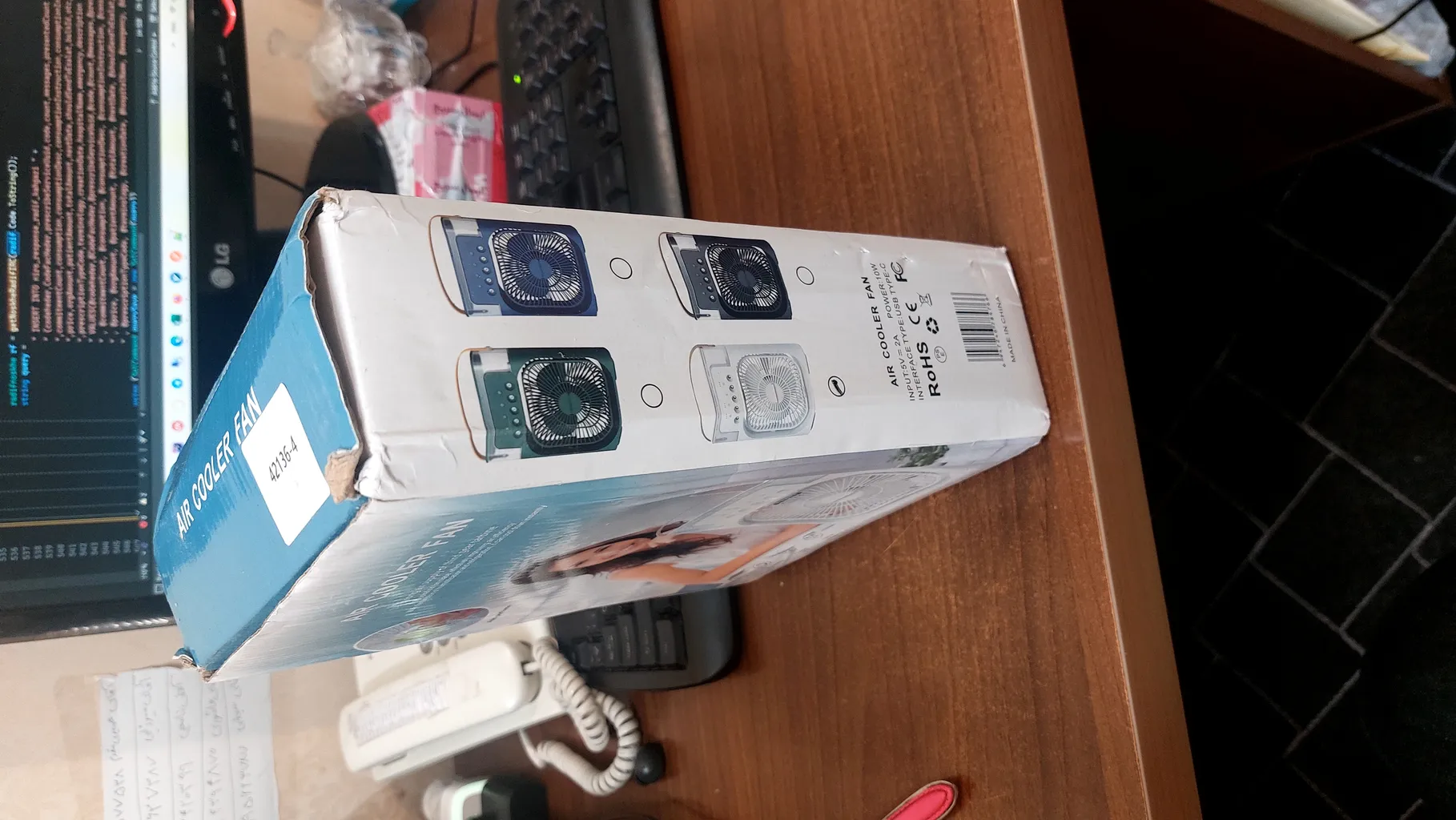 پنکه رومیزی مدل AIR COOLER FAN پنکه رومیزی مدل AIR COOLER FAN