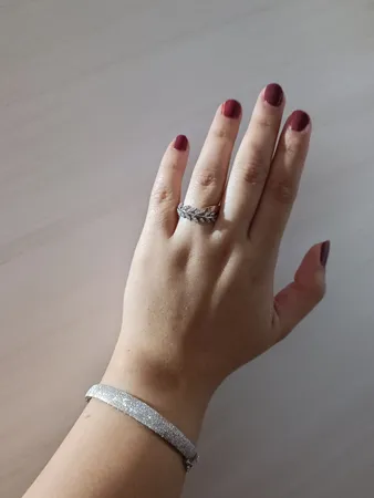 انگشتر طلا 18 عیار زنانه مایا ماهک مدل گندم کد MR0939 سایز 55