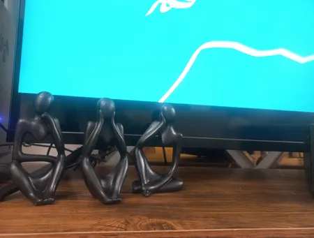 مجسمه سنگی مدل تندیس تفکر بسته 3 عددی