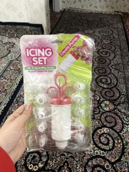 قیف خامه زن آیسینگ ست مدل 002 مجموعه 11 عددی