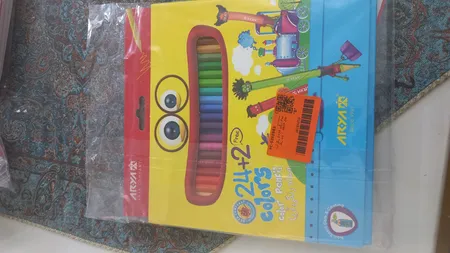 مداد رنگی 2+24 رنگ آریا مدل 3017