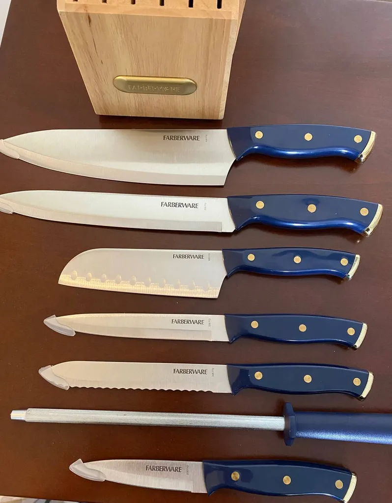 سرویس چاقو آشپزخانه 15 پارچه مدل Farberware