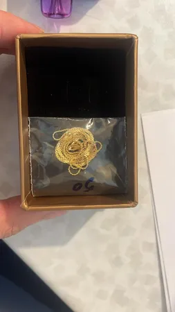 زنجیر طلا 18 عیار زنانه طلای مستجابی مدل بیزمارک کد 50