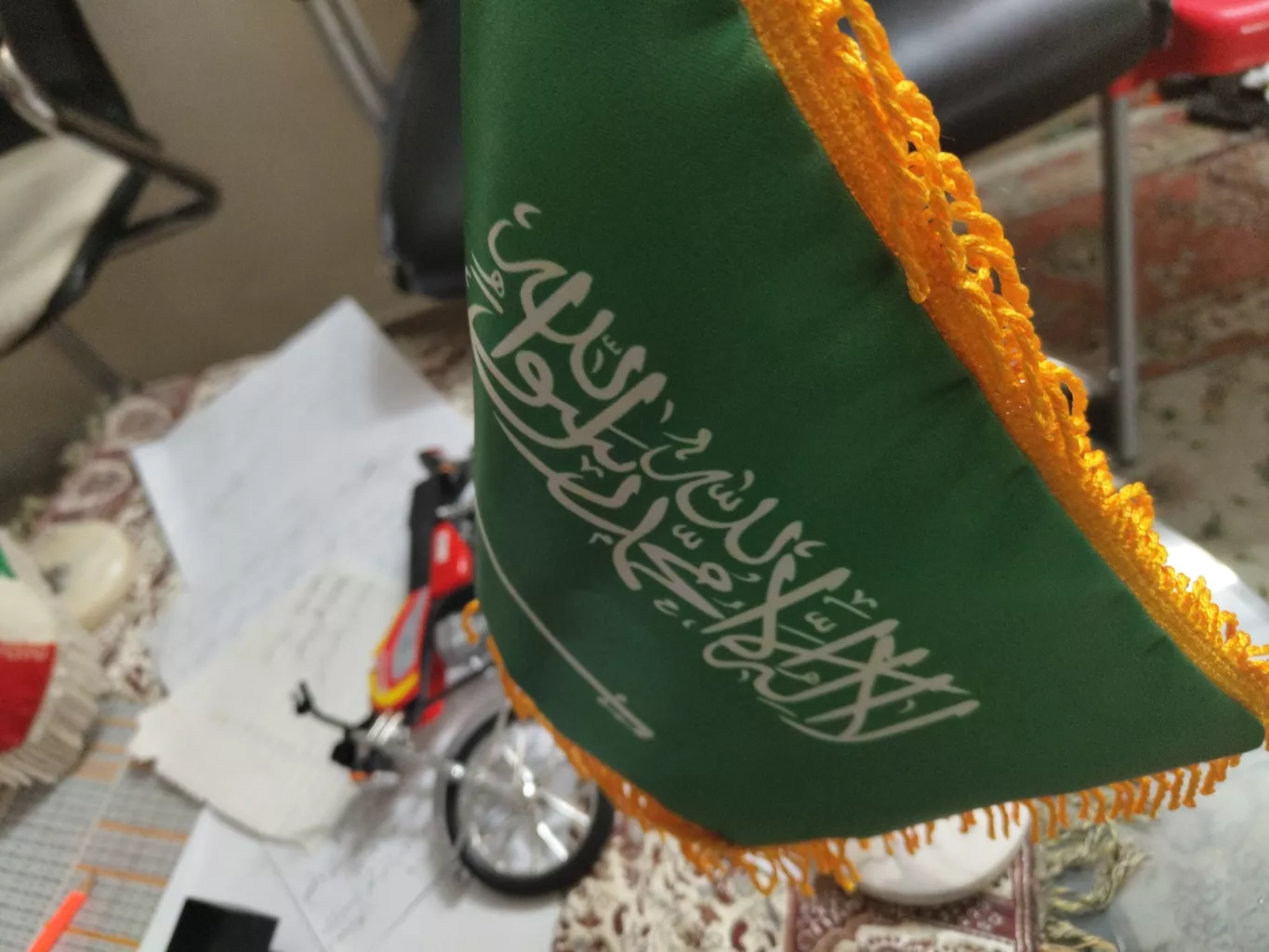 پرچم رومیزی مدل عربستان سعودی