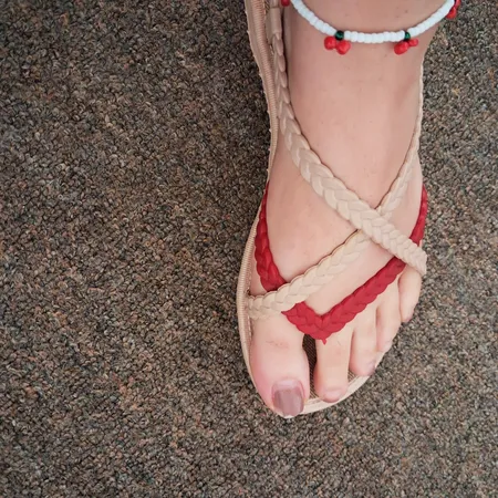 صندل رکابدار زنانه نسیم مدل هلن کد 2085