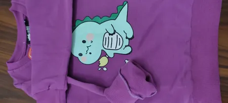 سویشرت دخترانه مادر مدل داینی-67 رنگ بنفش