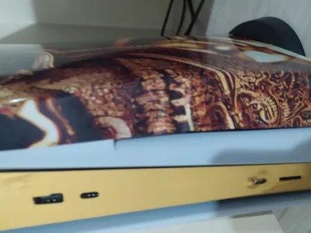 برچسب کنسول بازی PS5 مدل head براق مناسب دستگاه دیسک خور