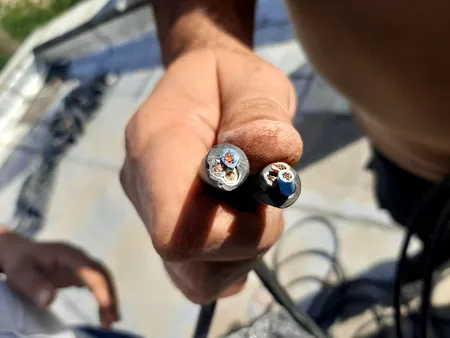 کابل برق 3 در 2/5 راد افشان سحر مدل RA325BK