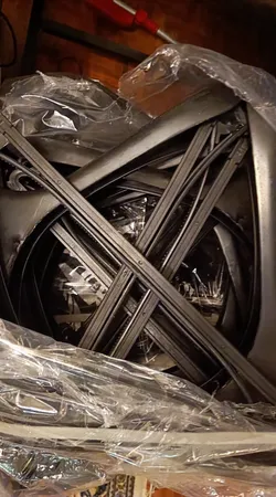 چوب لباسی مدل کت شلواری اپُل دار بسته 12 عددی