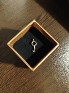 تجریه خرید آویز گردنبند طلا 18 عیار زنانه ناریا طرح کلید کد 103