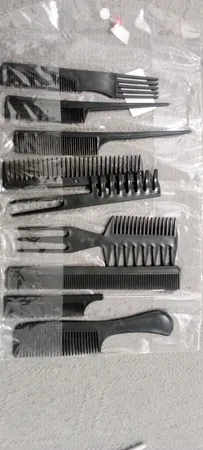 شانه مو مدل 001 مجموعه 10 عددی