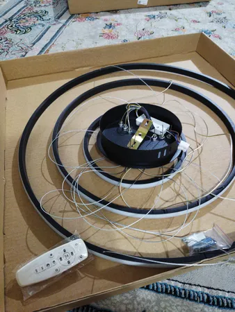 لوستر ام کی لایتینگ مدل مدرن کد NB6601