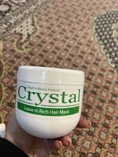 تجریه خرید ماسک موی مغذی کریستال مدل بدون آبکشی حجم 500 میلی لیتر