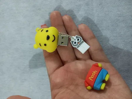 فلش مموری طرح خرس پوه مدل Ul-Pooh ظرفیت 128 گیگابایت