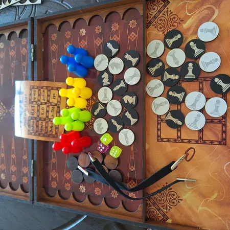 بازی فکری منچ و شطرنج فروردین مدل 08 بسته 8 عددی