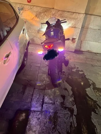 چراغ راهنما موتور سیکلت مدل LED-500 بسته 2 عددی