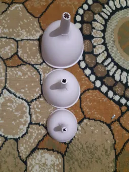 قیف سیلیکونی مدل مانترا مجموعه 3 عددی