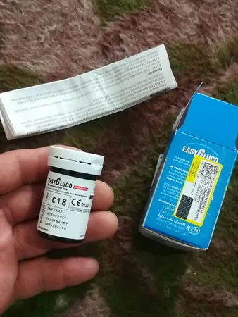 نوار دستگاه تست قند خون ایزی گلوکو مدل اتوکدینگ بسته 50 عددی