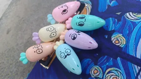 ماژیک علامت گذار طرح هویج مجموعه 6 عددی